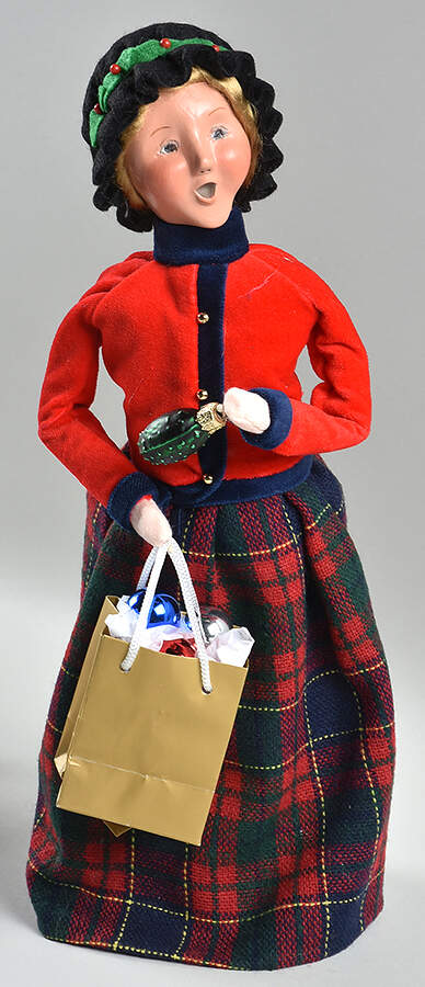 Cries of London Woman Buying Glass Ornaments - No Box by Byers' Choice Ltd-1