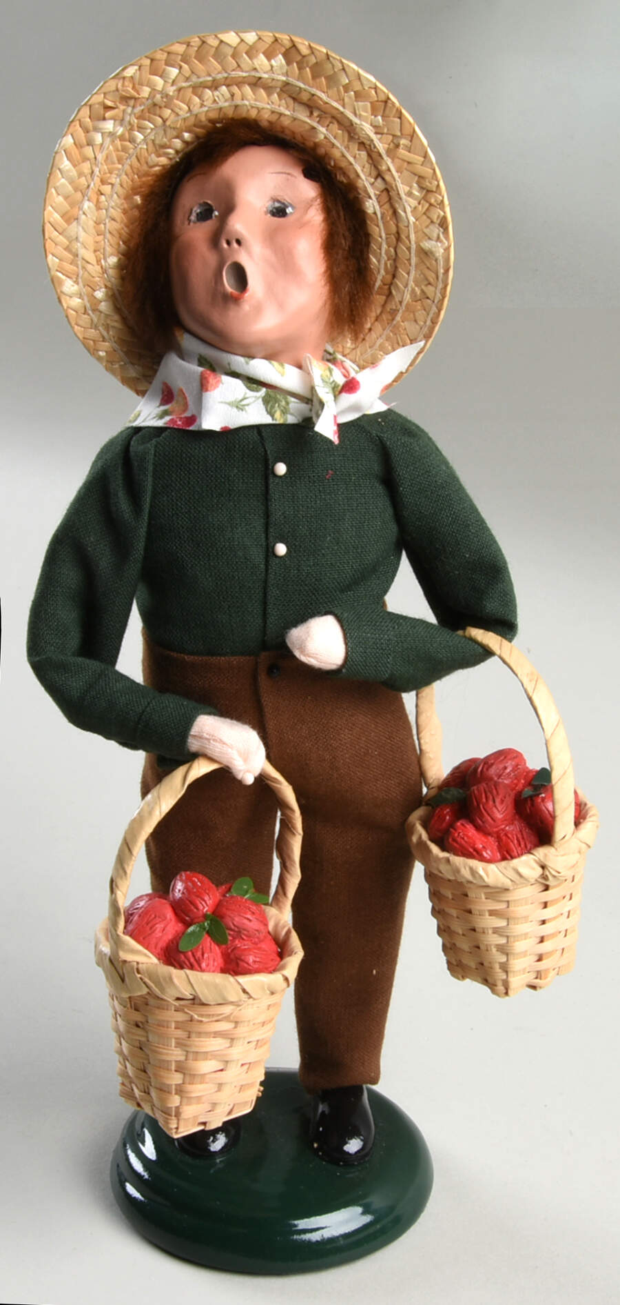 Cries of London Boy With Strawberries - No Box by Byers' Choice Ltd-1