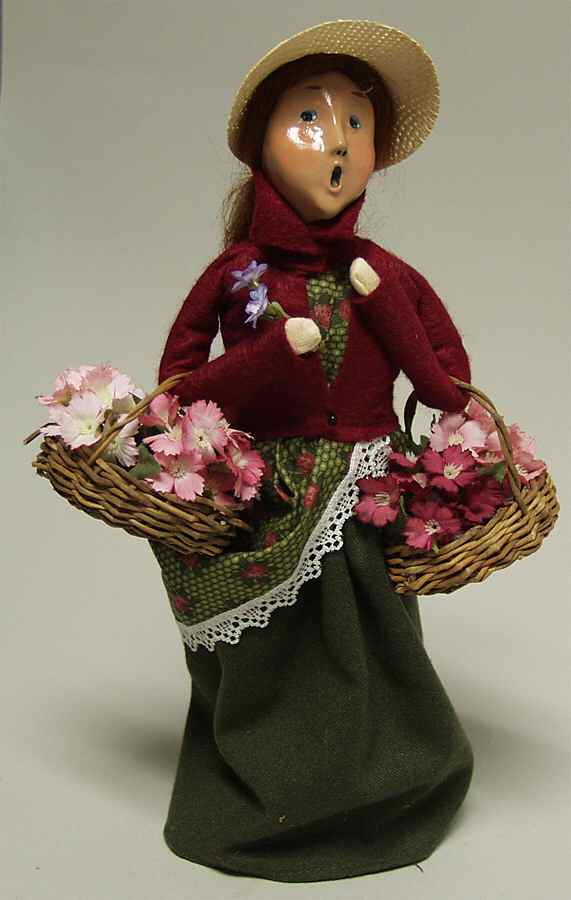 Cries of London Flower Vendor - No Box by Byers' Choice Ltd-1
