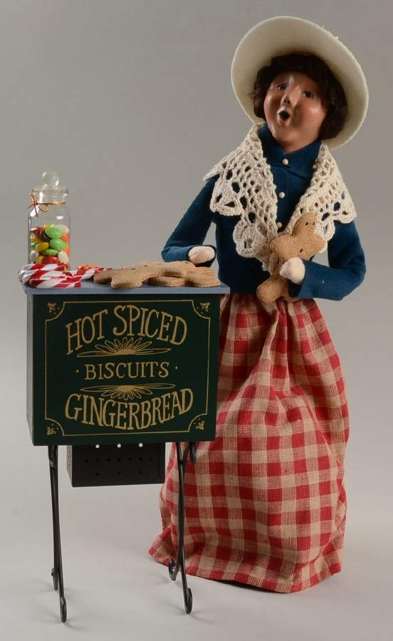 Street Vendors Woman Selling Gingerbread - No Box by Byers' Choice Ltd-1