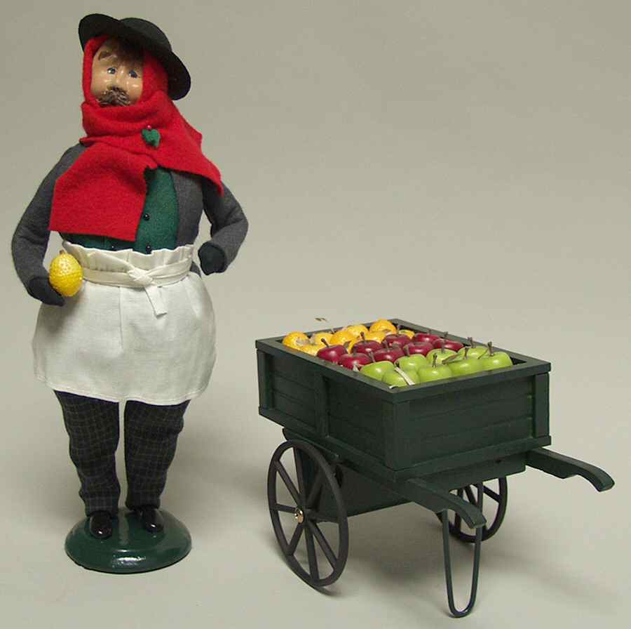 Cries of London Fruit Vendor With Cart - No Box by Byers' Choice Ltd-1