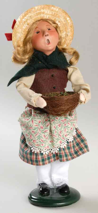 Cries of London Girl With Nest - No Box by Byers' Choice Ltd-1