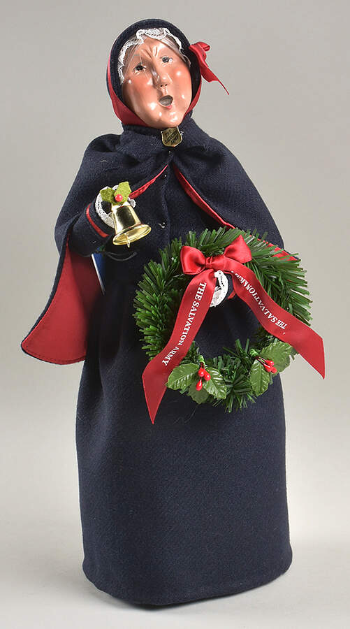 Salvation Army Woman With Wreath - No Box by Byers' Choice Ltd-1