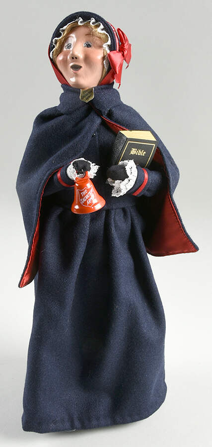 Salvation Army Woman With Bible & Bell - No Box by Byers' Choice Ltd-1