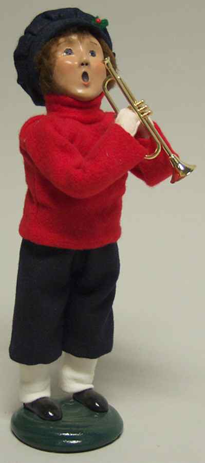 Salvation Army Boy With Trumpet - No Box by Byers' Choice Ltd-1
