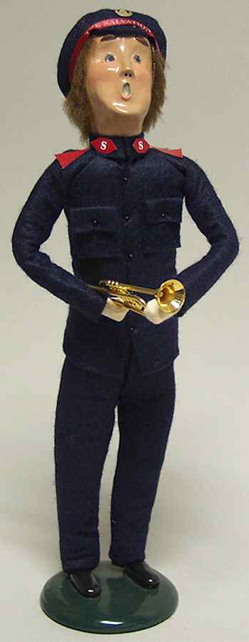 Salvation Army Man With Cornet - No Box by Byers' Choice Ltd-1