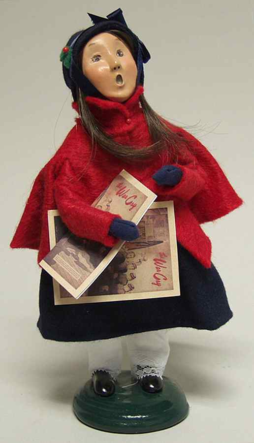 Salvation Army Girl Holding War Cry Leaflet - No Box by Byers' Choice Ltd-1
