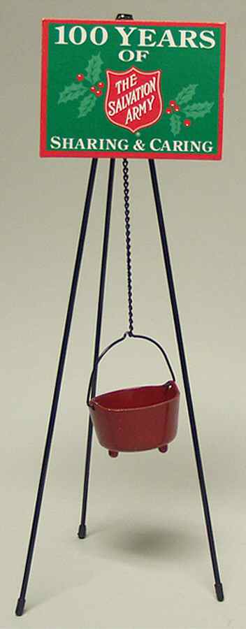 Salvation Army Salvation Army Kettle With Tripod - No Box by Byers' Choice Ltd-1