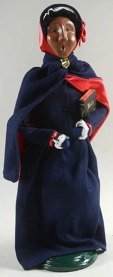 Salvation Army Woman With Bible-African American - No Box by Byers' Choice Ltd-1