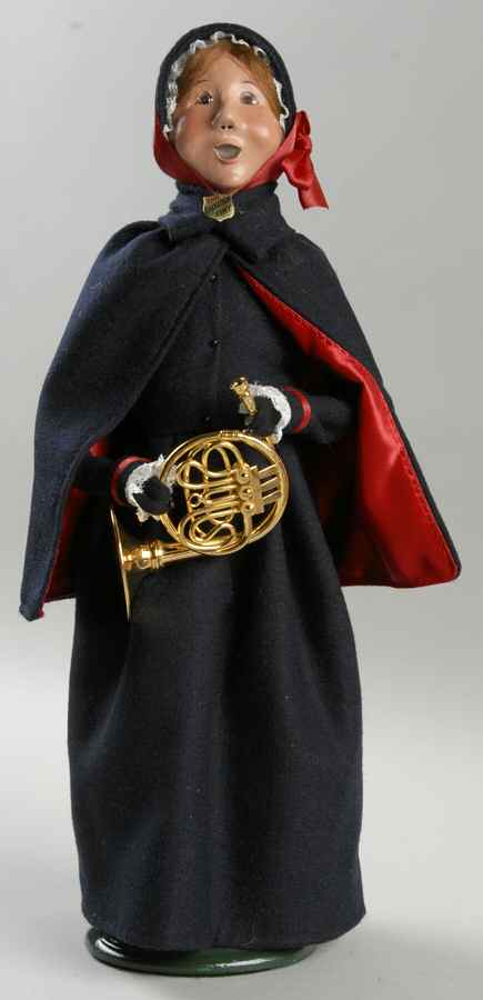 Salvation Army Woman With French Horn - No Box by Byers' Choice Ltd-1
