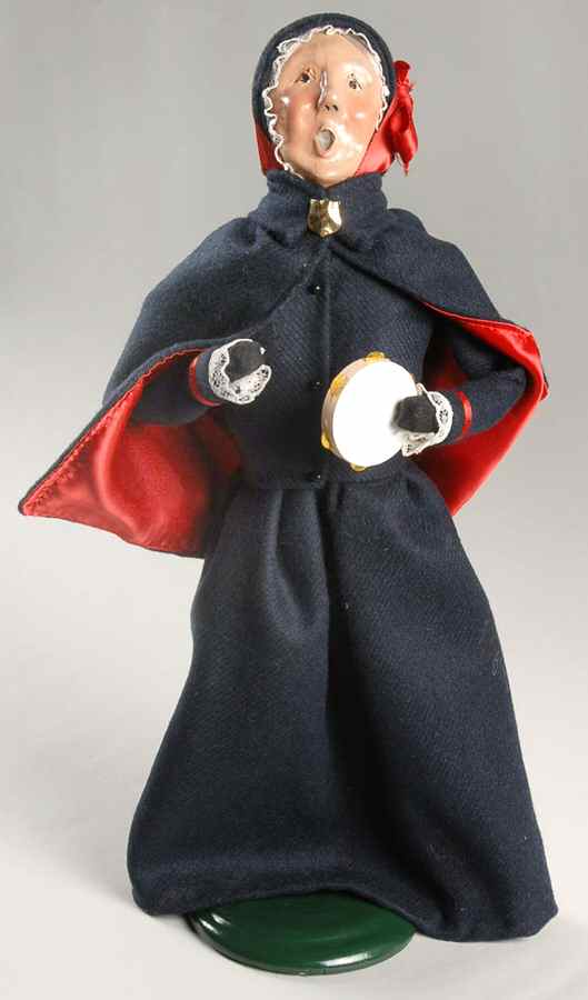 Salvation Army Grandmother With Tambourine - No Box by Byers' Choice Ltd-1