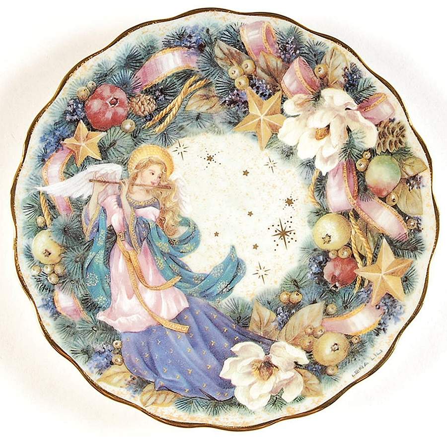 Lena Liu's Holiday Angels Noel - No Box by Bradford Exchange-1