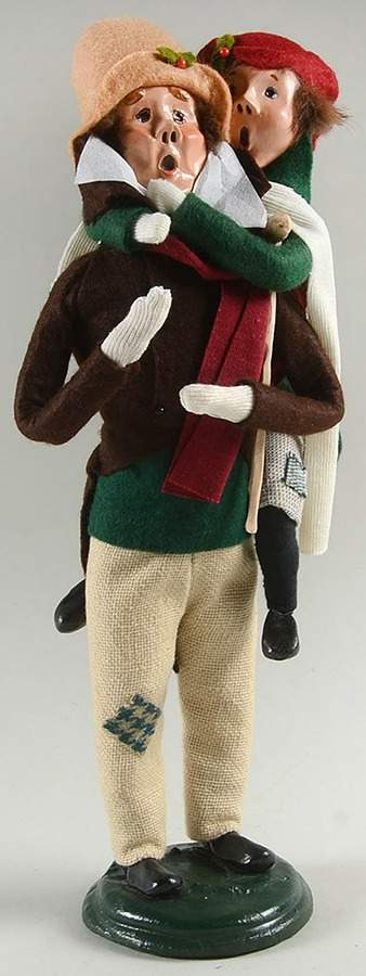 A Christmas Carol Bob Cratchit & Tiny Tim - No Box by Byers' Choice Ltd-1