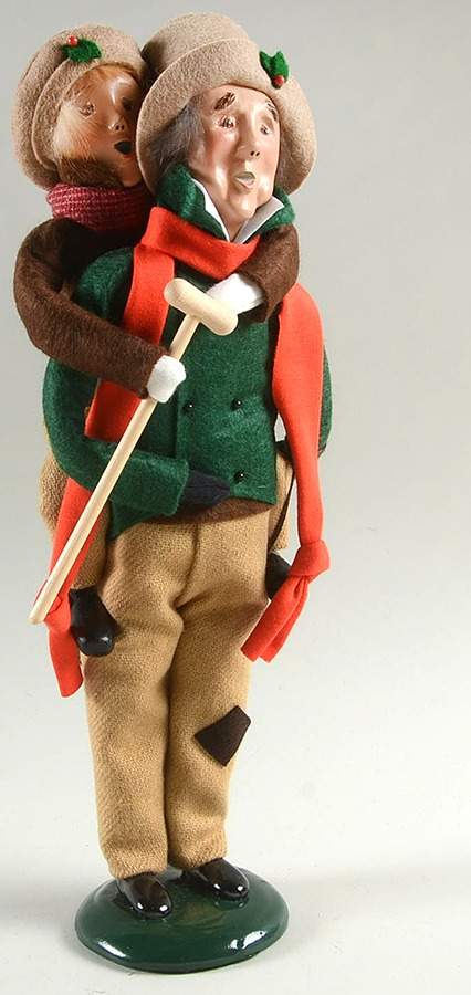 A Christmas Carol Bob Cratchit & Tiny Tim 2nd Ed - No Box by Byers' Choice Ltd-1