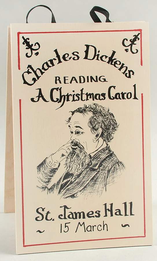 A Christmas Carol Sandwich Board - No Box Nb58a by Byers' Choice Ltd-1