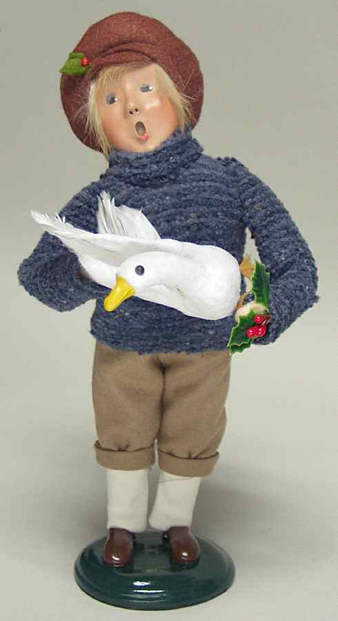 A Christmas Carol Boy With Goose - No Box by Byers' Choice Ltd-1