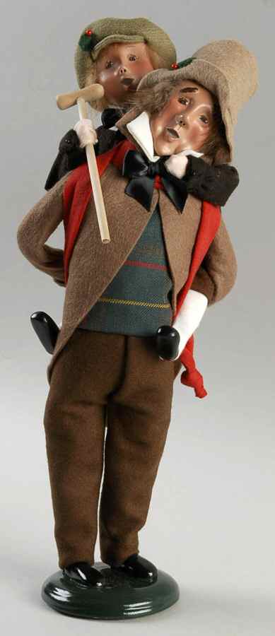 A Christmas Carol Bob Cratcht & Tiny Tim - No Box by Byers' Choice Ltd-1