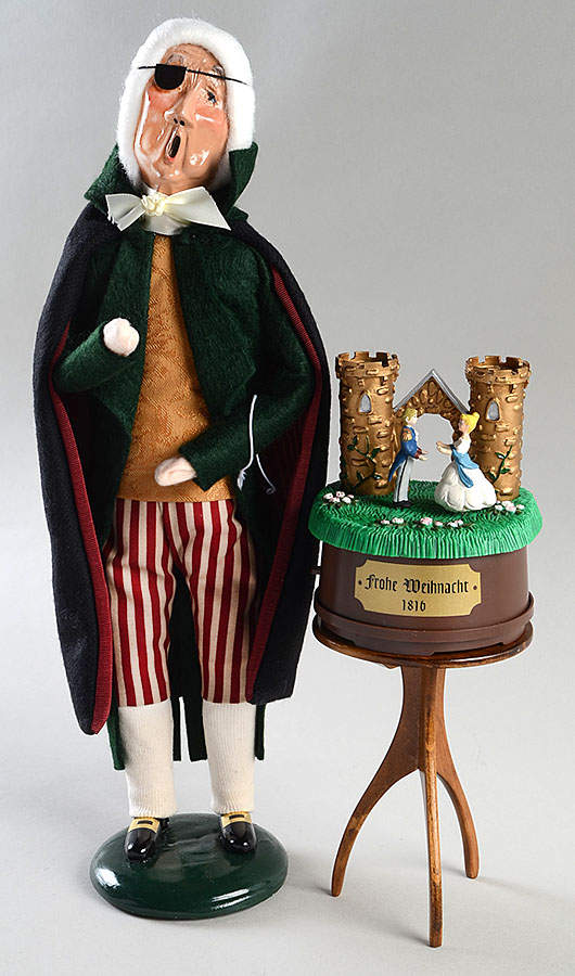Nutcracker Suite Drosselmeyer W/ Music Box & Table - No Box by Byers' Choice Ltd-1