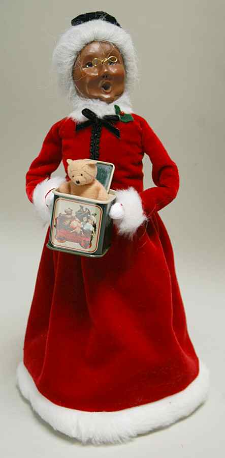 African American Carolers Mrs Claus - No Box by Byers' Choice Ltd-1