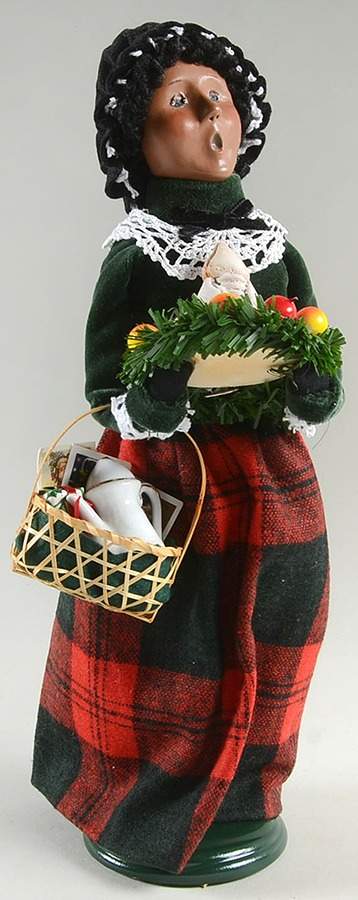 African American Carolers Gifting Woman - No Box by Byers' Choice Ltd-1