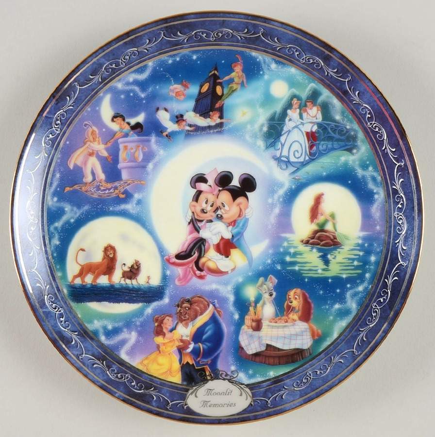 Magical Disney Moments Moonlit Memories - No Box by Bradford Exchange-1