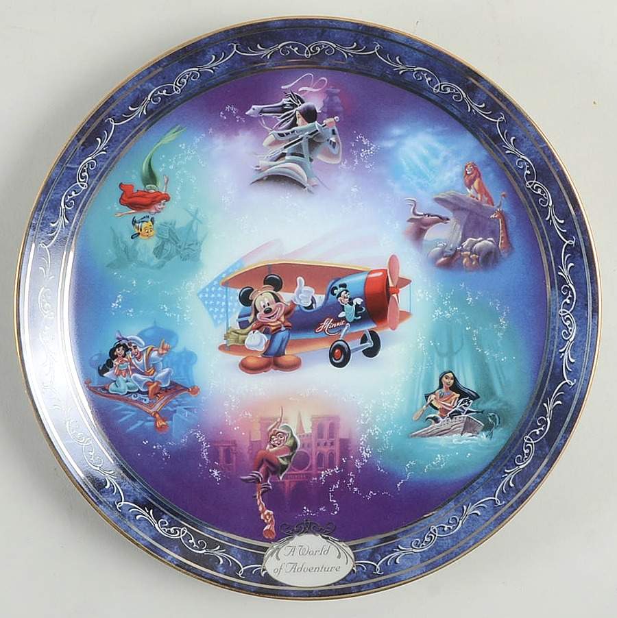 Magical Disney Moments A World Of Adventure - No Box by Bradford Exchange-1