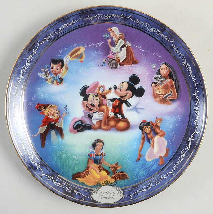 Magical Disney Moments Faithful Friends - No Box by Bradford Exchange-1