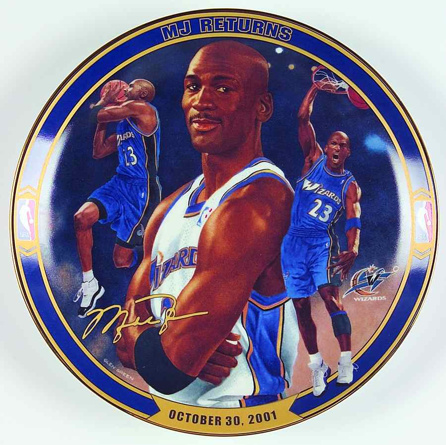 Michael Jordans Comeback Mj Returns - No Box by Bradford Exchange-1