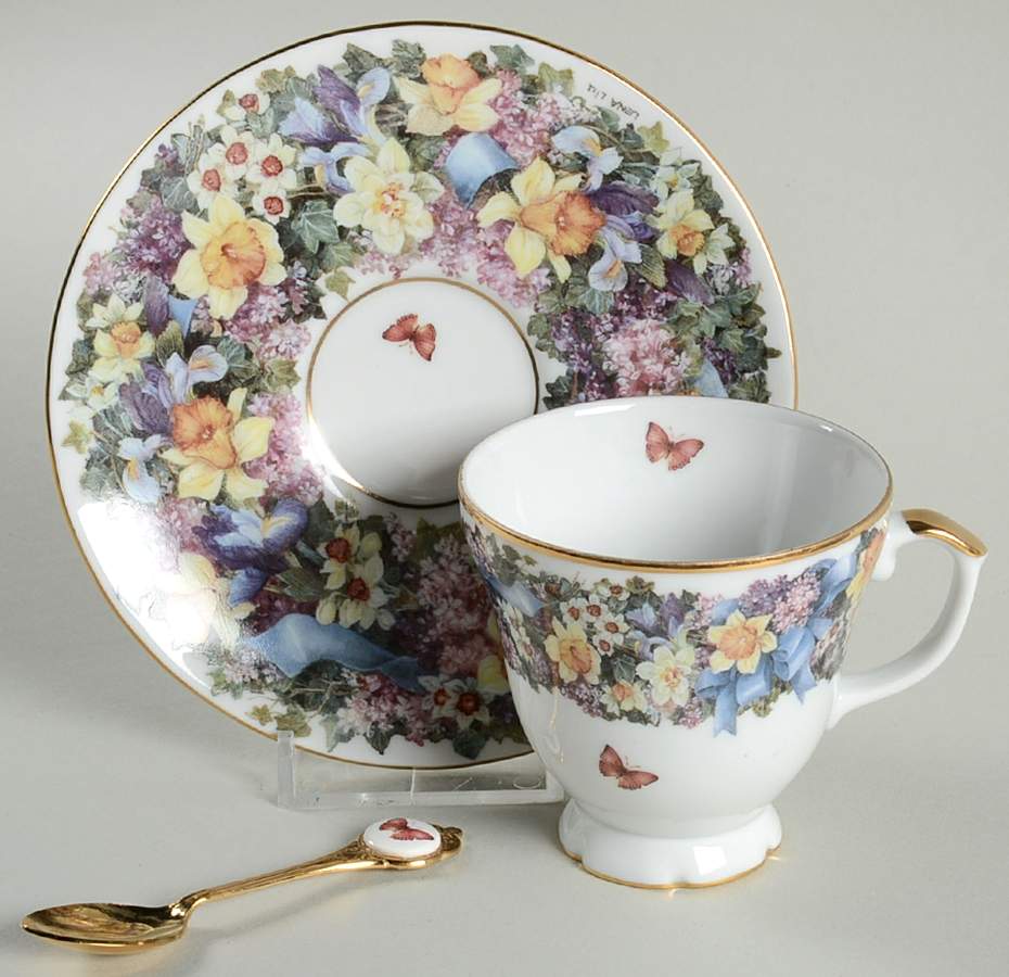 Floral Greeting From Lena Liu Circle Of Delight - Boxed by Bradford Editions-1