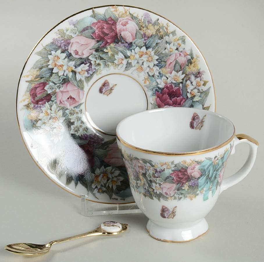 Floral Greeting From Lena Liu Circle Of Inspiration - No Box by Bradford Editions-1