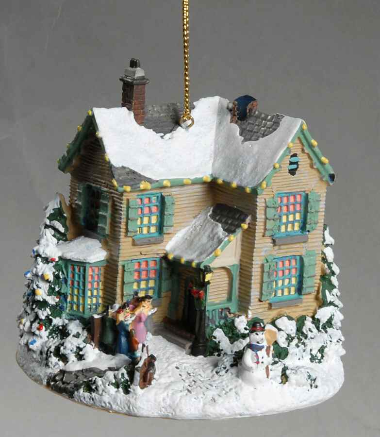 Thomas Kinkades Winter Memories Evening Carolers - No Box by Bradford Editions-1