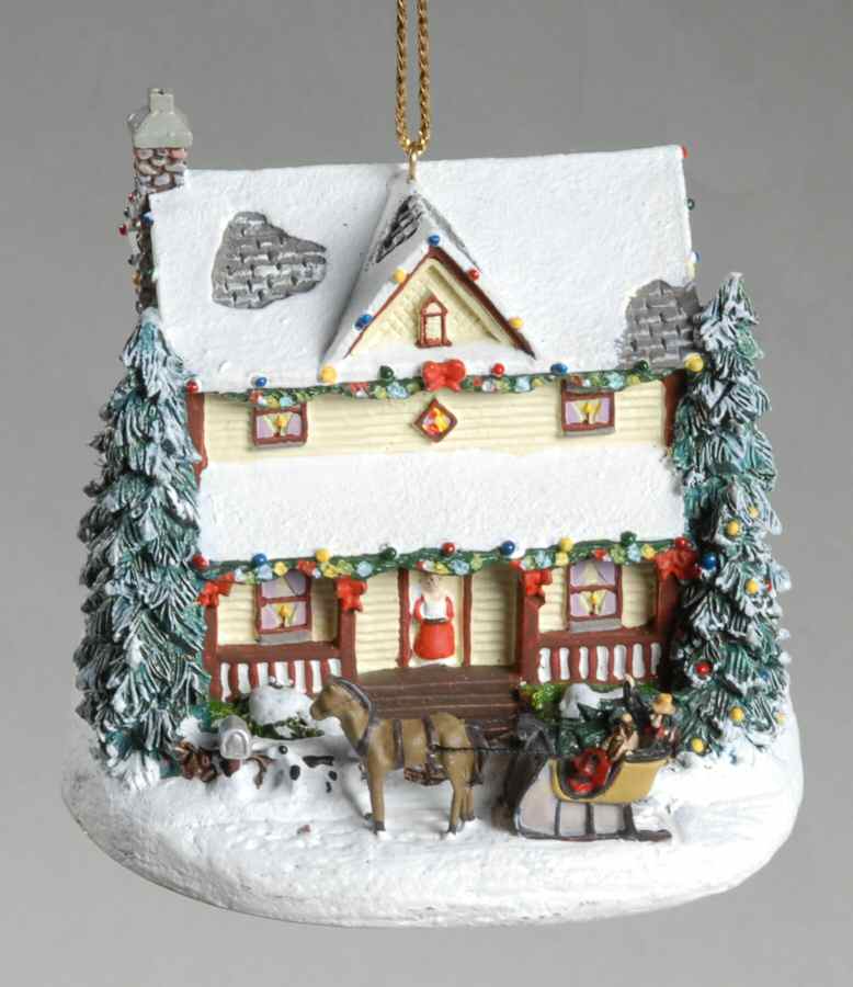 Thomas Kinkades Winter Memories Victorian Christmas Iv - No Box by Bradford Editions-1