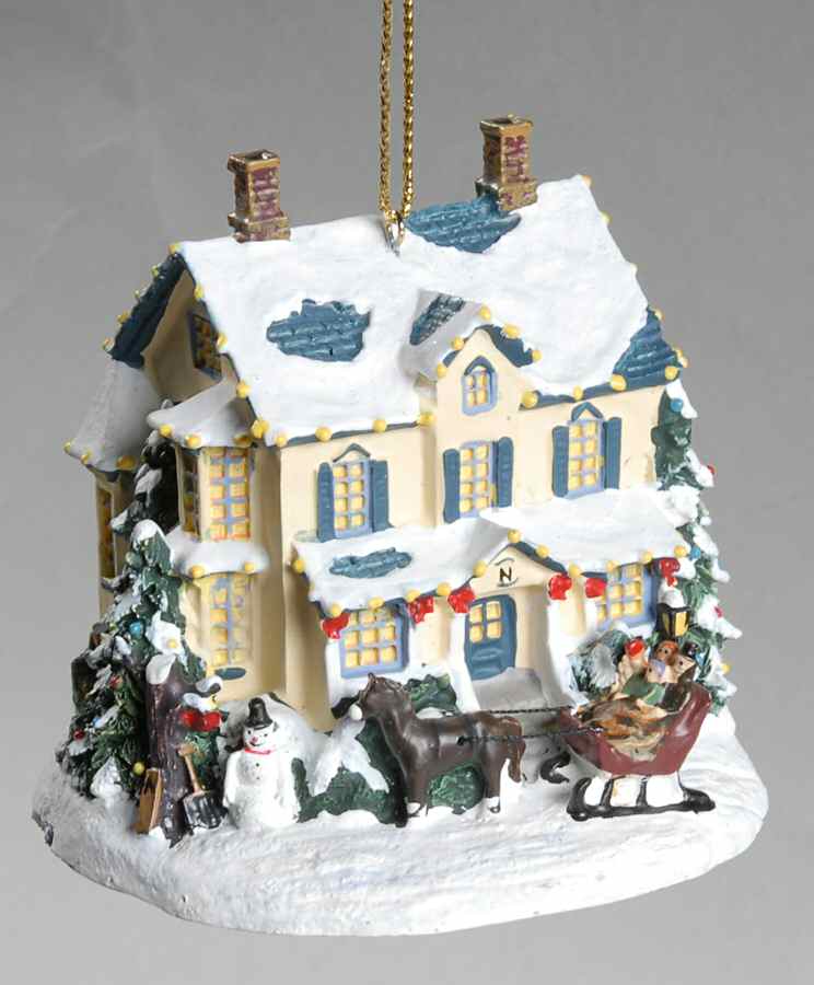 Thomas Kinkades Winter Memories Home For The Holidays - No Box by Bradford Editions-1