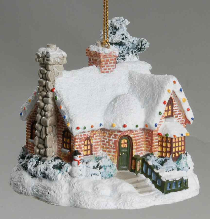 Thomas Kinkades Winter Memories Village Christmas - No Box by Bradford Editions-1