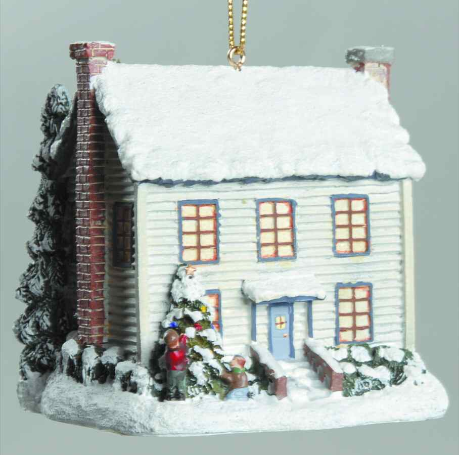 Thomas Kinkades Winter Memories Christmas Homestead - No Box by Bradford Editions-1