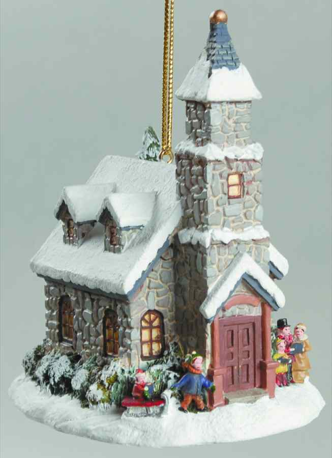 Thomas Kinkades Winter Memories Sunday Evening Sleight Ride - No Box by Bradford Editions-1