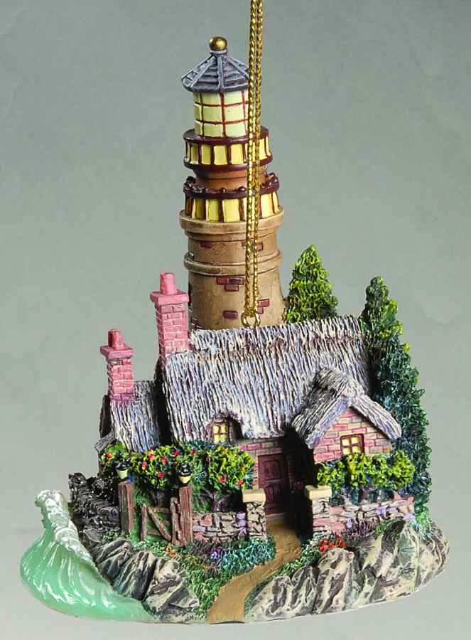 Thomas Kinkade Illuminated Lighthouse McKenna's Lighthouse - No Box by Bradford Editions-1