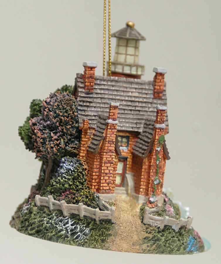 Thomas Kinkade Illuminated Lighthouse Lighting The Way - No Box by Bradford Editions-1