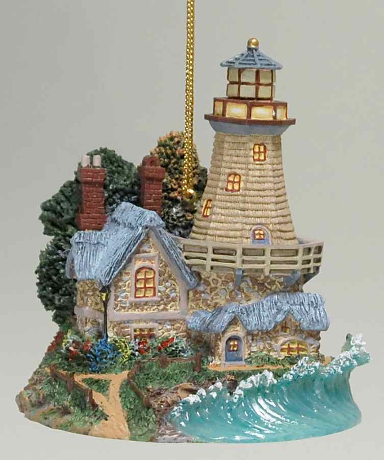 Thomas Kinkade Illuminated Lighthouse Spirit Of The Sea - No Box by Bradford Editions-1