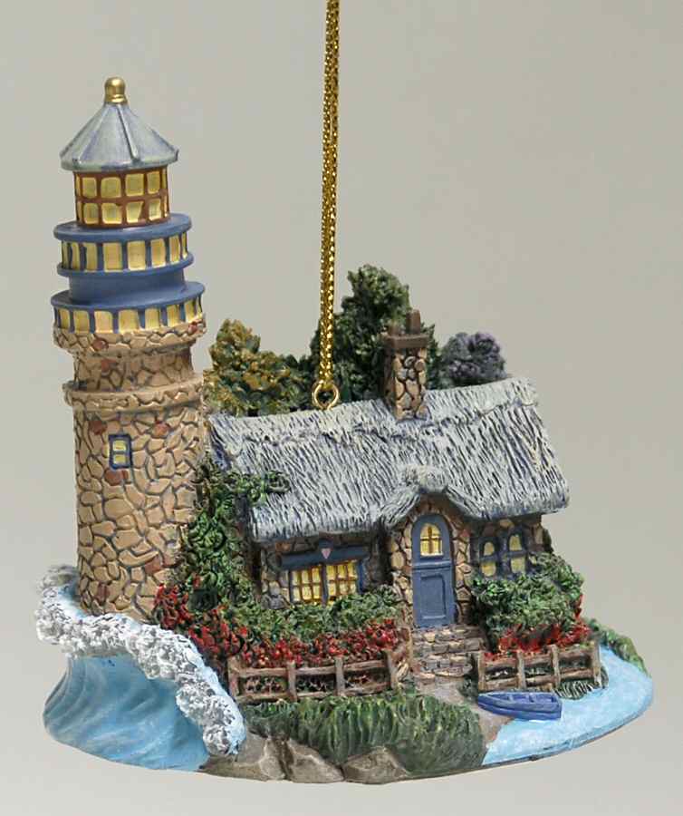 Thomas Kinkade Illuminated Lighthouse Stepping Stone Lighthouse - No Box by Bradford Editions-1