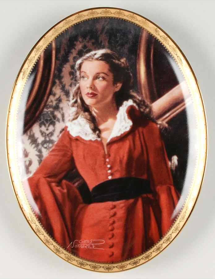 Gone With The Wind-Cameo Memories Garnet Glamour - No Box by Bradford Exchange-1