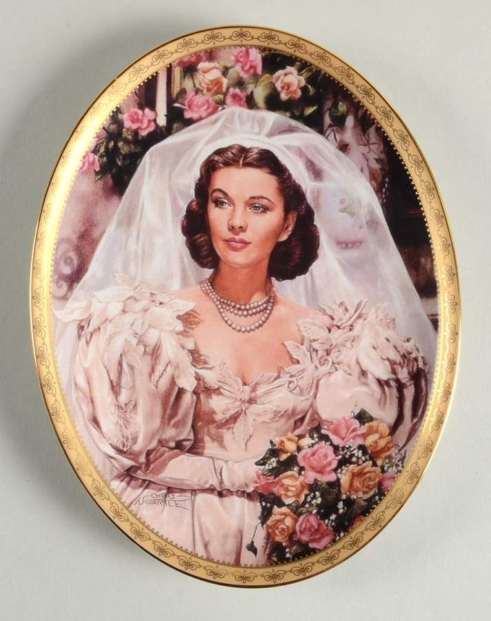 Gone With The Wind-Cameo Memories Pearls And Promises - No Box by Bradford Exchange-1