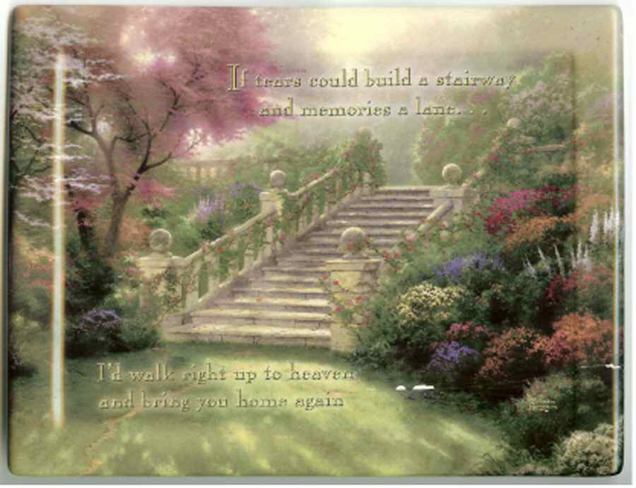 Memories of Love Stairway To Paradise - No Box by Bradford Exchange-1
