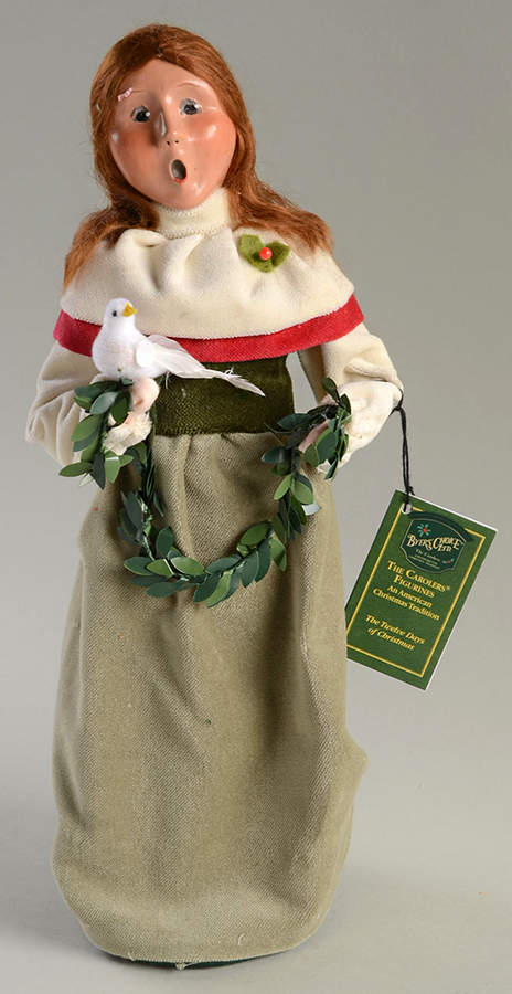 Twelve Days of Christmas Carolers Two Turtle Doves Woman - No Box by Byers' Choice Ltd-1