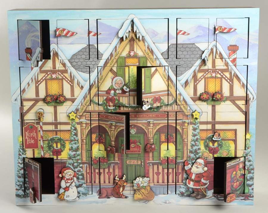 Traditions Advent Calendars North Pole - Boxed by Byers' Choice Ltd-1