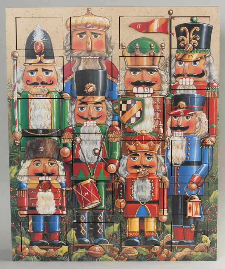 Traditions Advent Calendars German Nutcrackers Calendar - Boxed by Byers' Choice Ltd-1