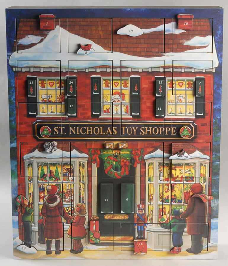 Traditions Advent Calendars Toy Shoppe Calendar - No Box by Byers' Choice Ltd-1