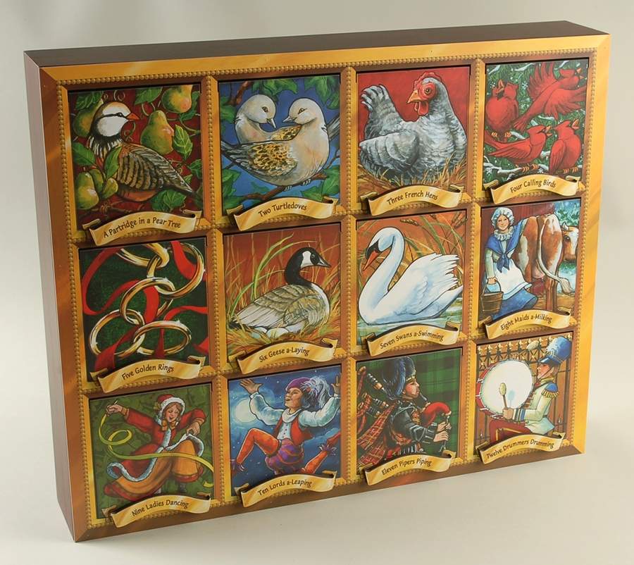 Traditions Advent Calendars 12 Days Countdown - No Box by Byers' Choice Ltd-1