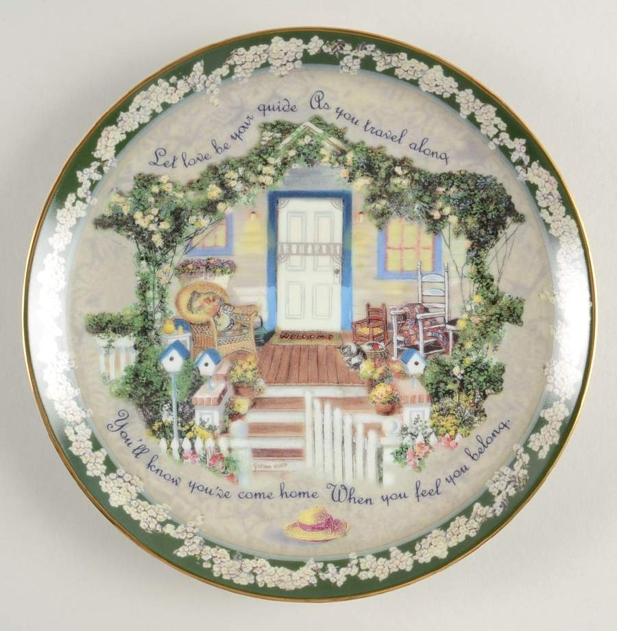 Welcome Home Let Love Be Your Guide - No Box by Bradford Exchange-1