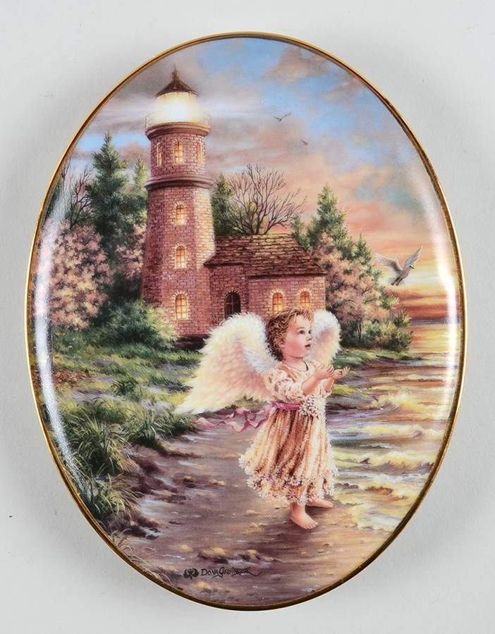An Angels Light A Little Faith Glows From With - No Box by Bradford Exchange-1